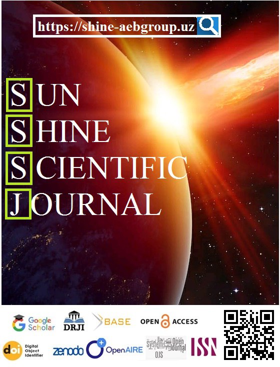 					View Vol. 6 No. 1 (2026): Sun Shine Scientific Journal (SSSJ) 6-son 1(6)
				